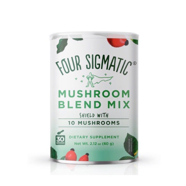 

FOUR SIGMATIC 10 MUSHROOM BLEND SUPERFOOD BLENDS CORDYSEPS CHAGA