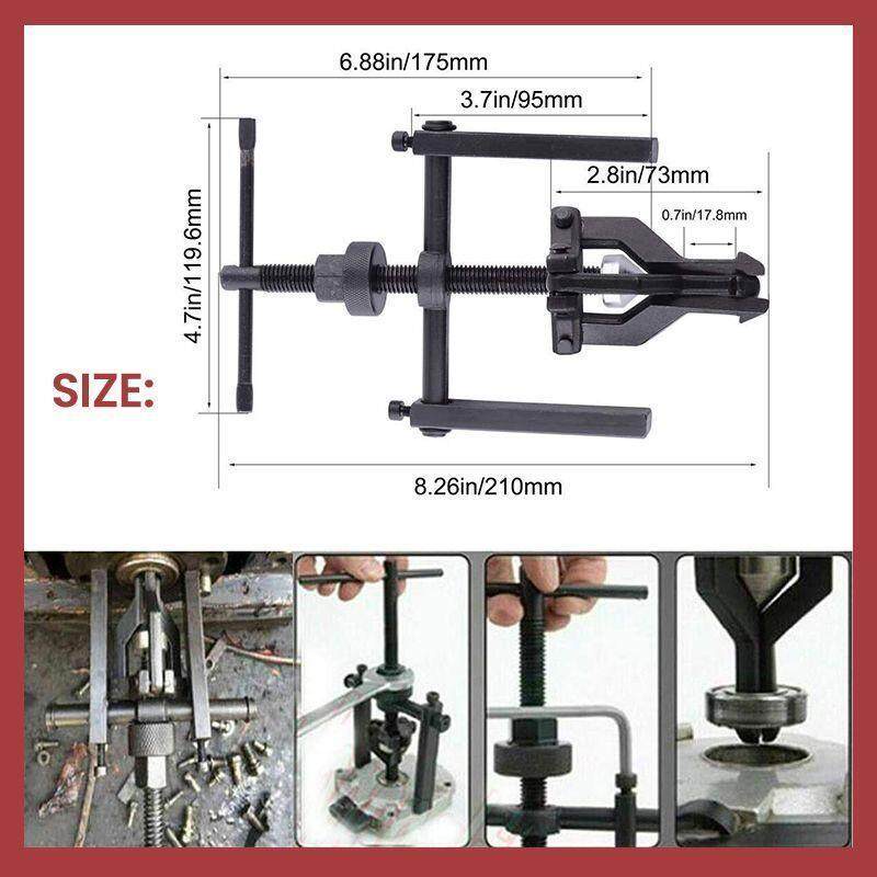 Treker Bearing Puller Gear Extractor Heavy Duty Automotive Machine Tool Kit Alat cabut bearing dalam