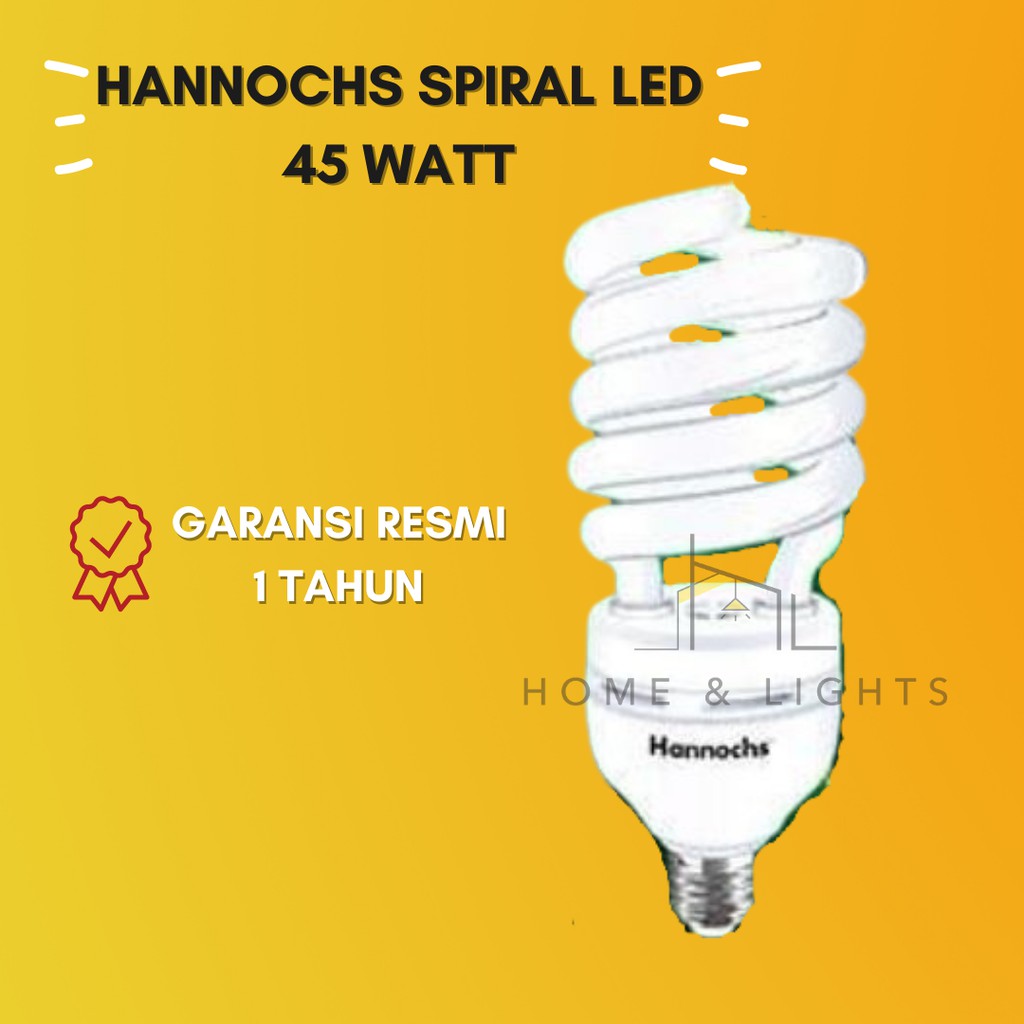 Lampu Hannochs Spiral 45 Watt