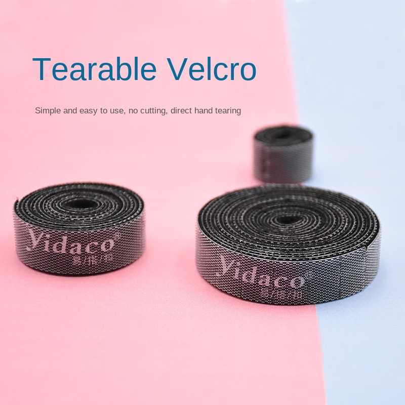 Strap Velcro Pengikat Kabel Bahan Nilon