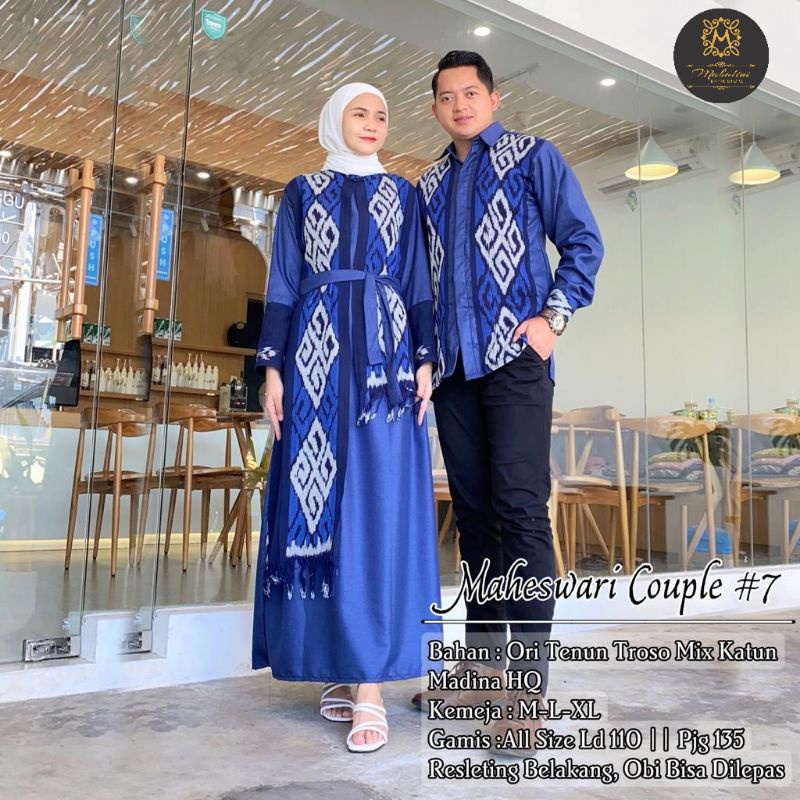 MAHESWARI BATIK MOTIF COUPLE BY MAHALINI