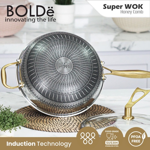 Super WOK HONEYCOMB 32 cm BOLDe