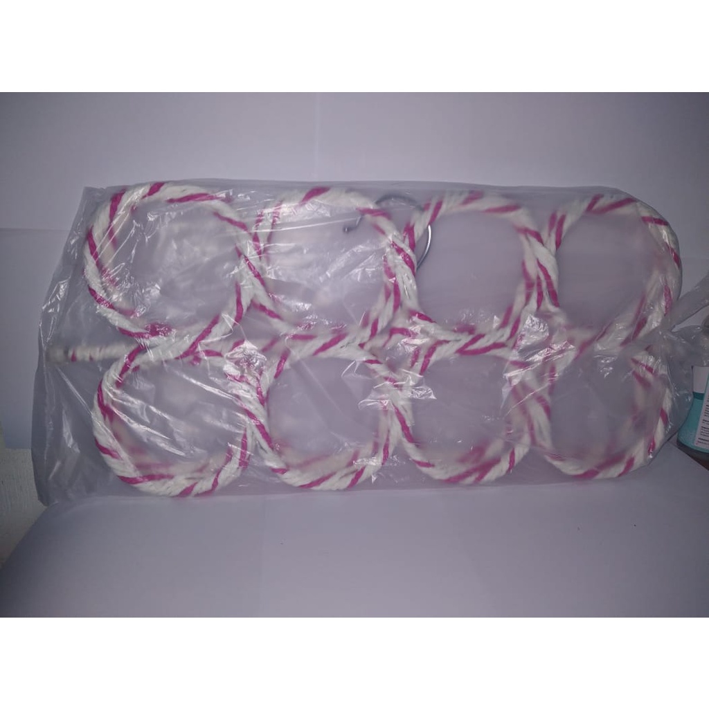 SYAL HANGER 28 RING - GANTUNGAN U/ JILBAB-PUTIH