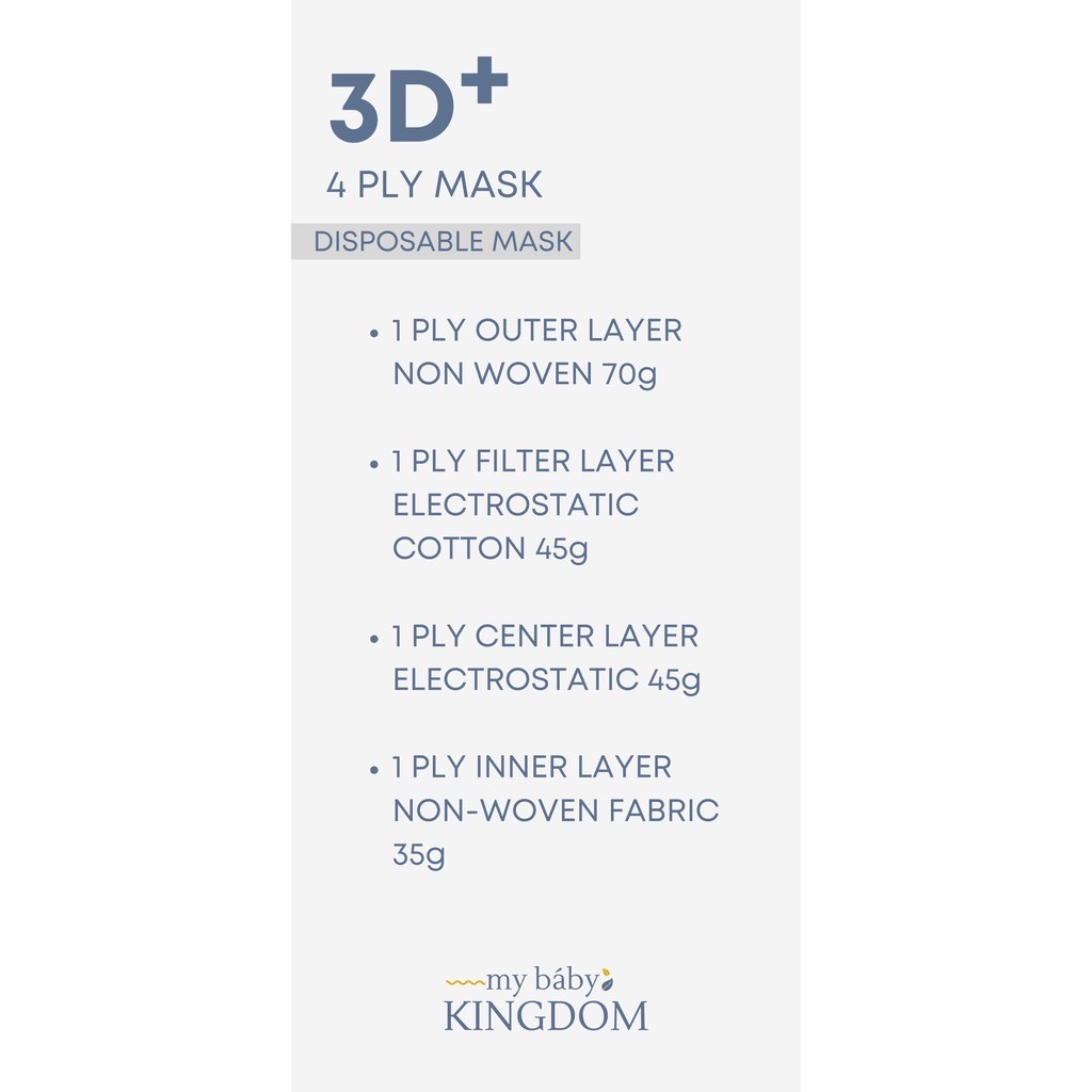 My Baby Kingdom Masker 3D+ KF94
