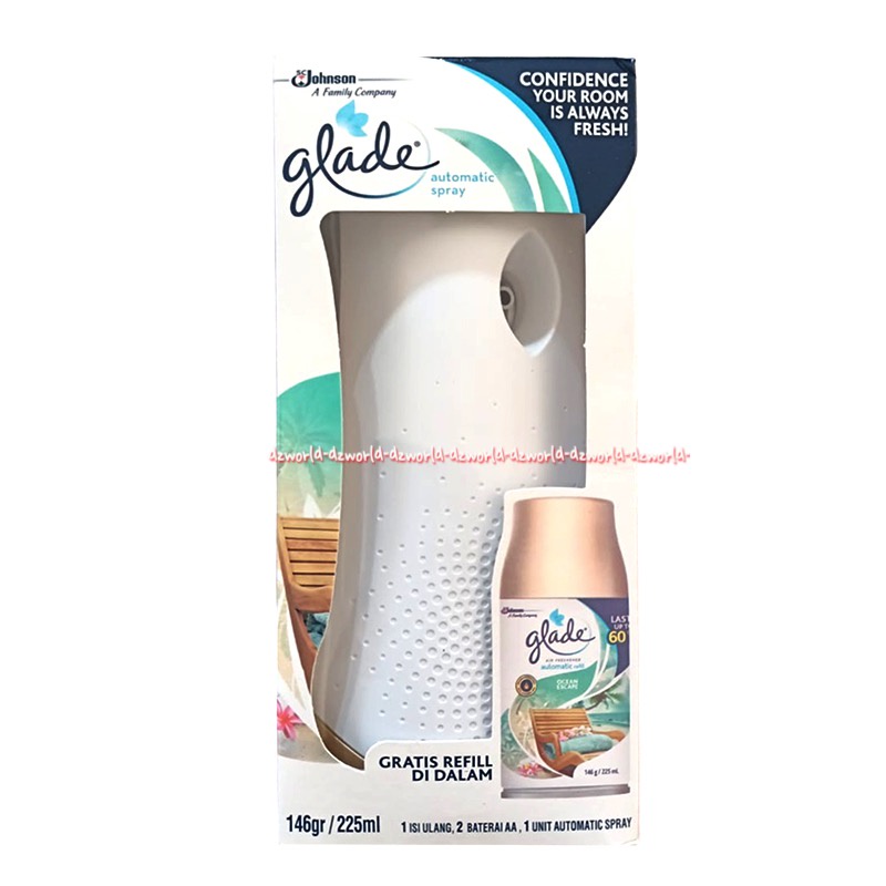 Glade Air Freshener Automatic Hangable Pengharum Ruangan Otomatis Glade 60 days