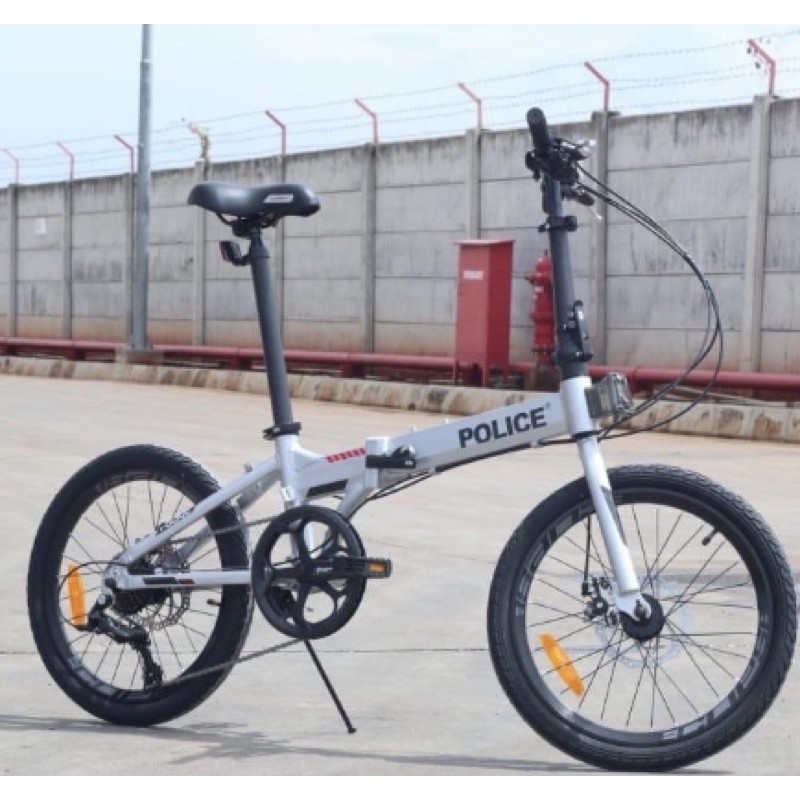 SEPEDA LIPAT ELEMENT POLICE TEXAS 2021 SILVER BLACK 20 INCH