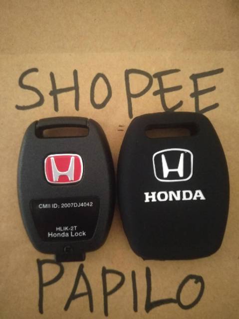 CASING + SILIKON KUNCI HONDA JAZZ - COVER SARANG SARUNG CASE RUMAH KUNCI HONDA JAZZ JAZZ RS + KONDOM