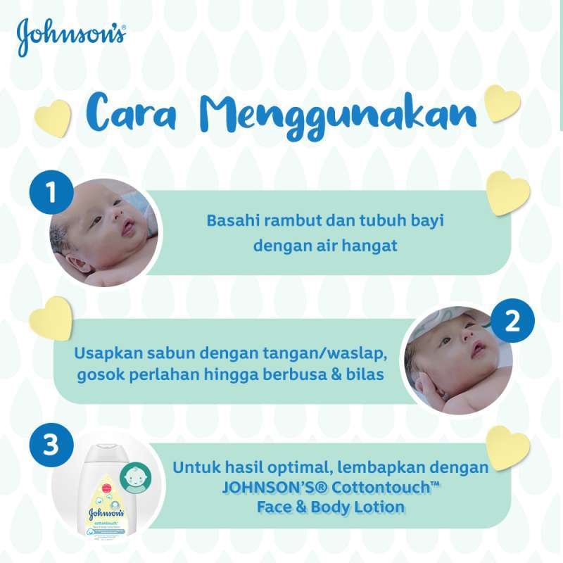 Bisa COD Johnsons Hair &amp; Body Baby Bath Milk Rice 500 ml - Sabun Bayi - Lotion Bayi - Johnsons Hair &amp; Body Ba