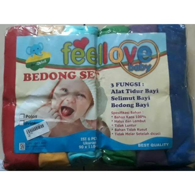 Bedong Bayi Baru Lahir Rainbow Polos 1 Pcs uk 90x115 Besar / Bayi NewBorn / LEMBUT