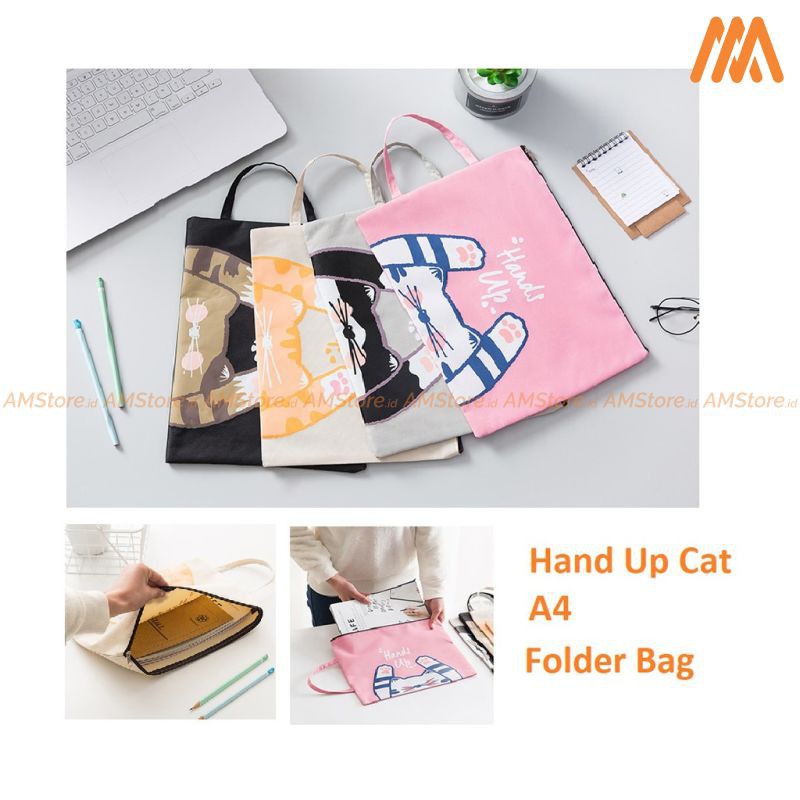 

AM - MAP Hand Up Cat A4 Stationery File Folder