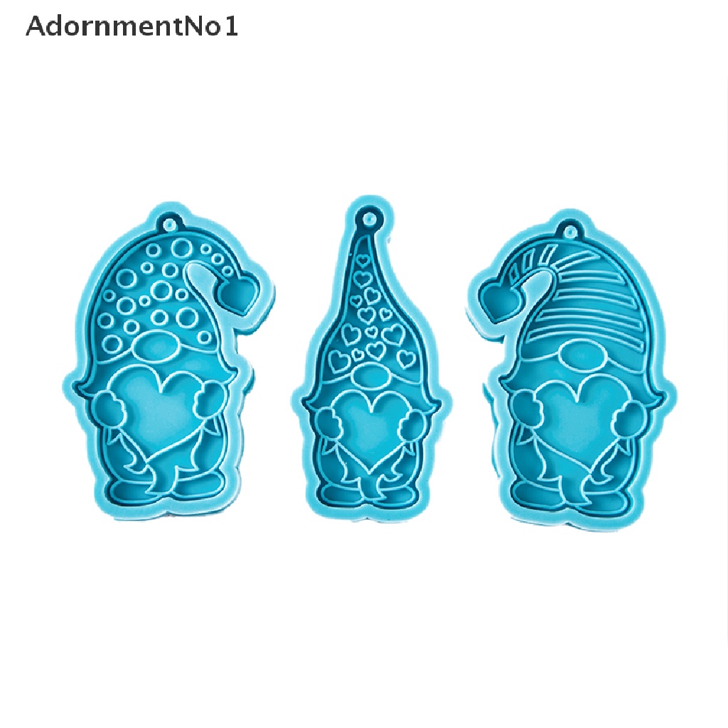 (AdornmentNo1) Cetakan Epoxy Resin Bahan Silikon Untuk Gantungan Kunci / Hadiah Valentine