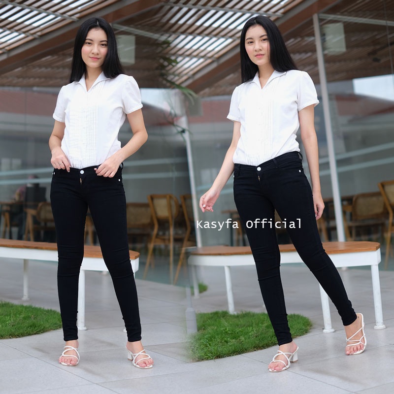 CELANA JEANS PENSIL WANITA // CELANA SKINNY JEANS POLOS