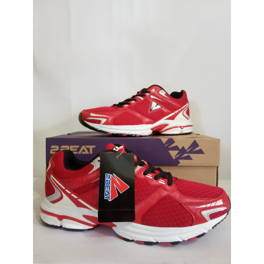 sepatu 2 beat merah