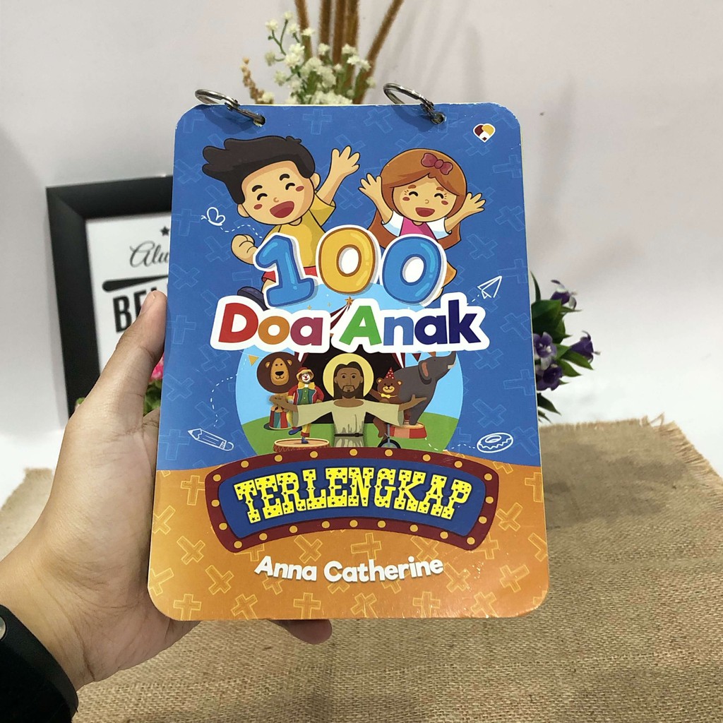 Buku 100 DOA ANAK TERLENGKAP Flash Card Doa Katolik - Anna Catherine Best Seller-1