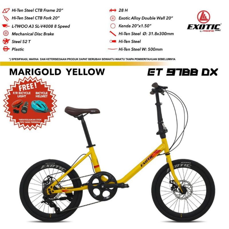 Sepeda Mini Uk 20 Minivelo Exotic ET 9788 DX/ MINION