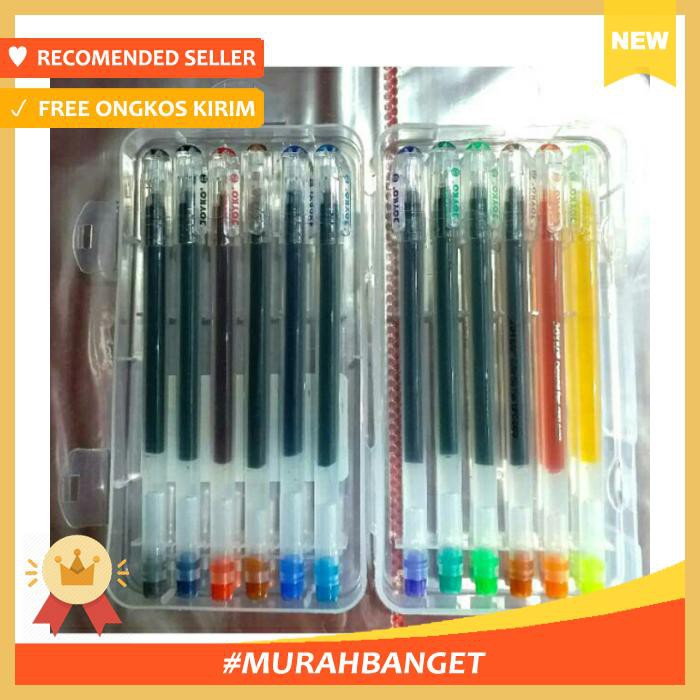 

Joyko Gel 12 Warna - Alat Tulis - Pulpen