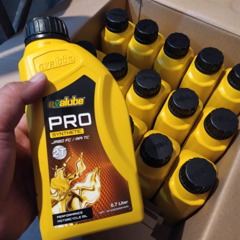 Oli Samping Evalube Pro 2T Sintetis Wangi Permen Karet