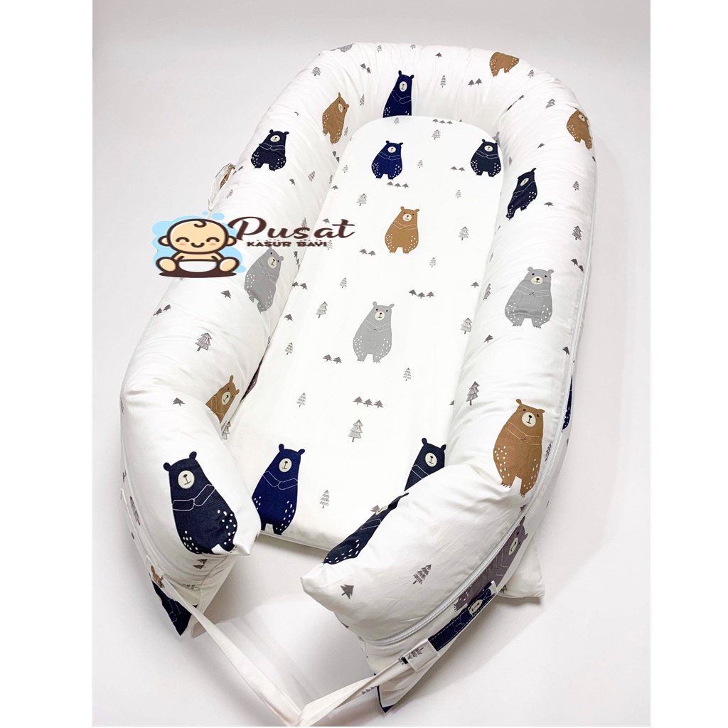 ( SARUNG BISA DI LEPAS ) KASUR BAYI BABY NEST SET BEDCOVER