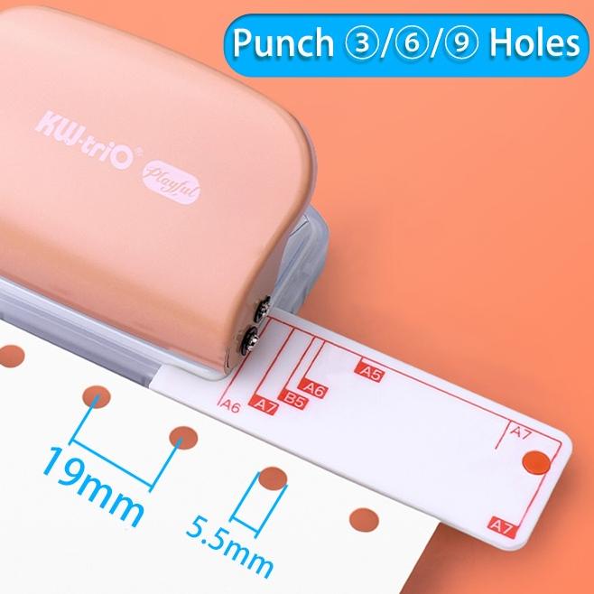 

COD✔️Kw-Trio 99H9 A4 (30 B5) A5 Pembolong Diy 26 Lubang (20 Lubang)|RA6