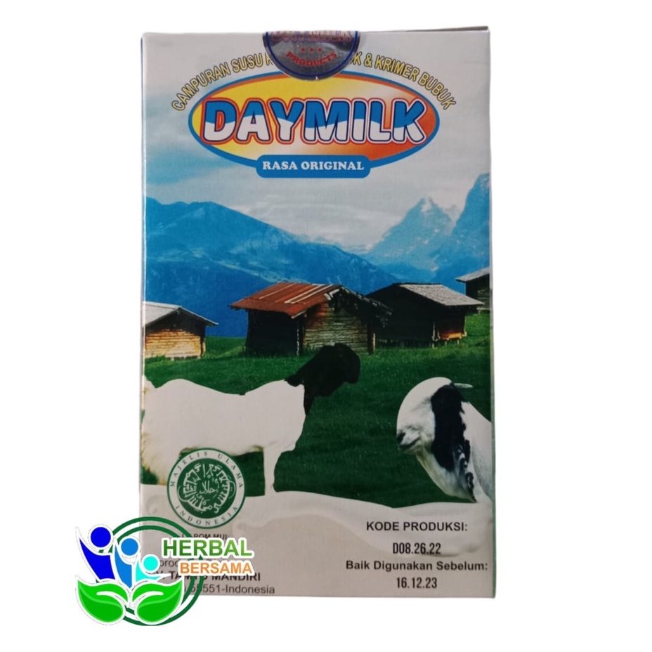 

Daymilk Susu kambing Etawa Campuran Susu Kambing Bubuk & Krimer Bubuk Rasa Original 200gr