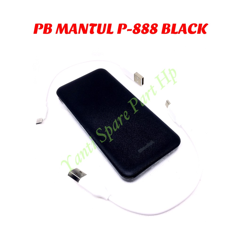 Power Bank mantul P888 Real Capacity 10000mAh Original New