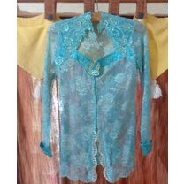 Kebaya brokat bordir payet preloved