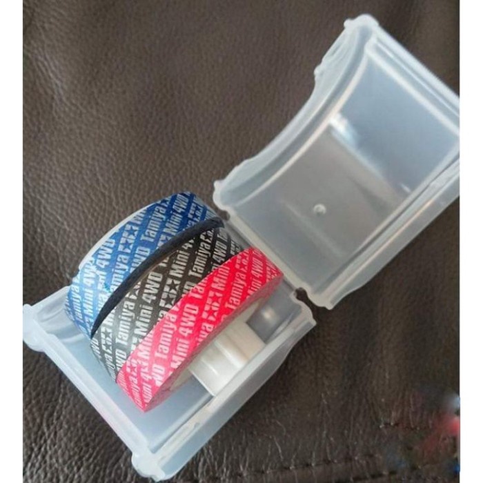 

Jual Multipurpose Tape Dispenser / Tempat + Pemotong Isolasi Tamiya Bagus