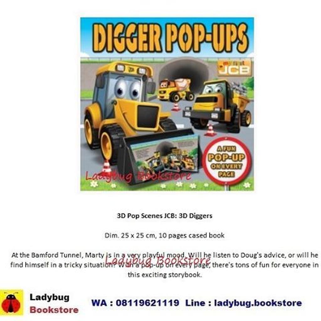 3D pop scenes jcb: 3d digger pop up