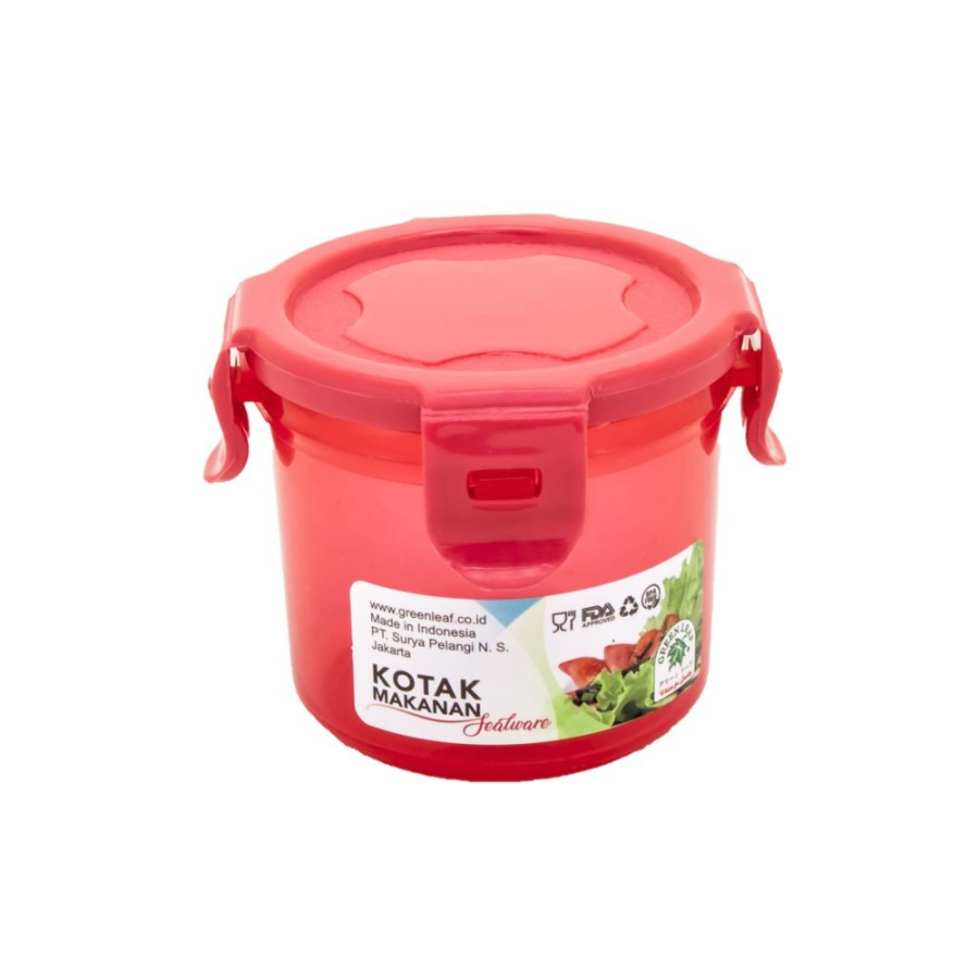 Green Leaf Greenleaf Tempat Kotak Makan / Toples Container Sealware Lock 4 230 ml 230ml 330 ml 330ml 7171 / Green Leaf Greenleaf Lunch Box Florimel 720ml 720 ml 7323 Kotak Makanan