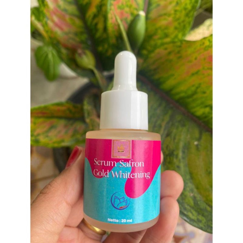 Serum Safron Gold Whitening By MK Glow Original BPOM / Serum Brightening Pencerah Menghilangkan Jera