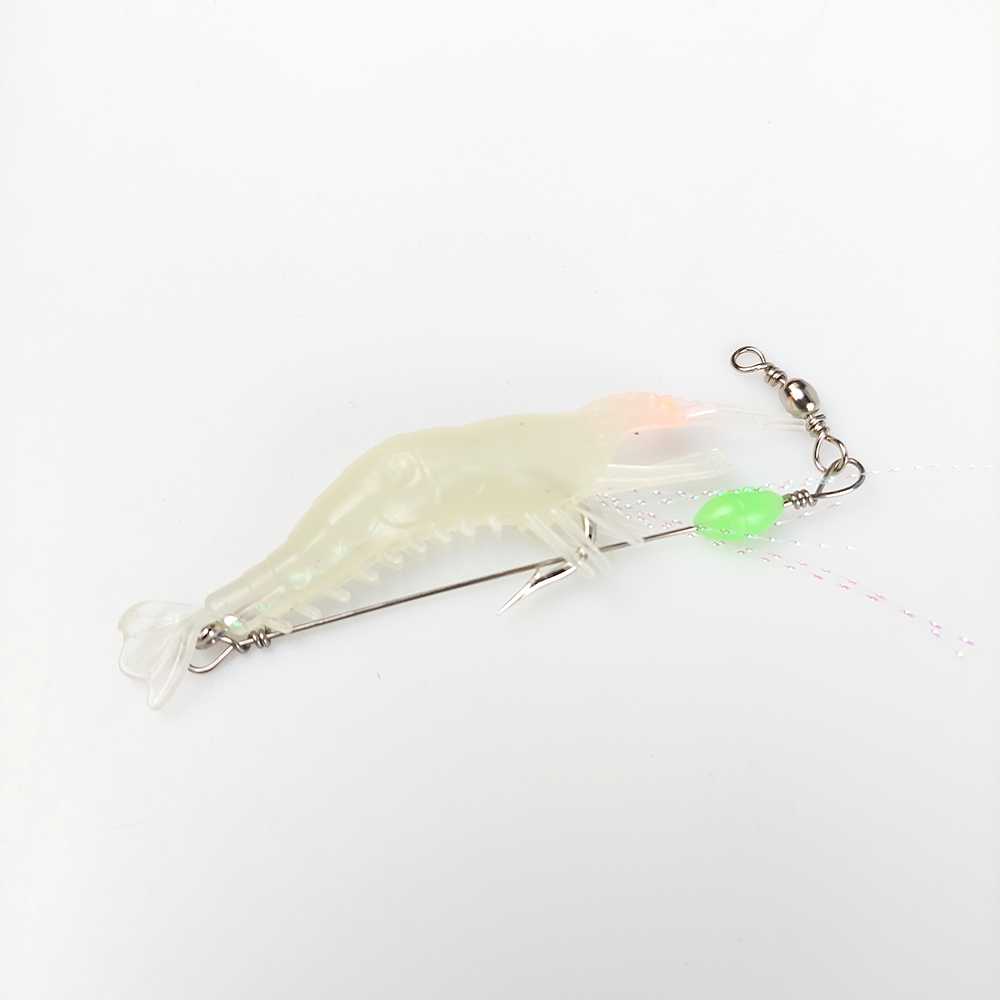 Umpan Pancing WDAIREN Umpan Pancing Udang Kecil Luminous Shrimp Soft Bait Lure