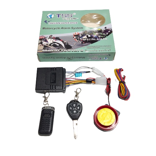 MOTORCYCLE ALARM SYSTERM/ALARM MOTOR/KUNCI MOTOR ALARM SISTEM/KUNCI REMOT MOTOR UNIVETSAL TSS/ALARAM
