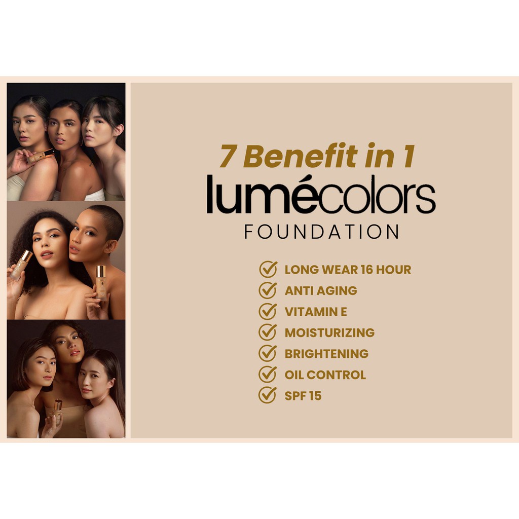 LUMECOLORS FOUNDATION HD FULL COVERAGE NATURAL ORIGINAL