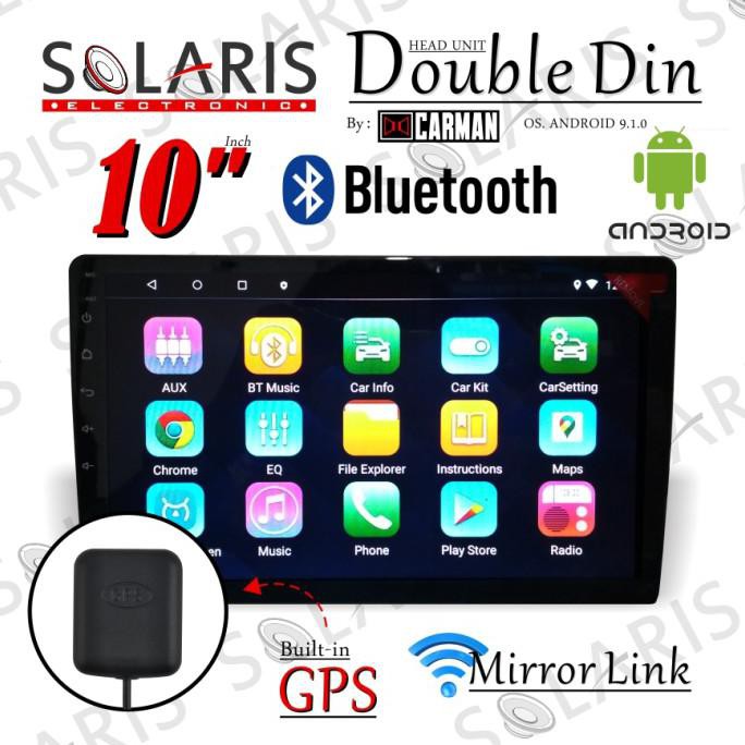 HEAD UNIT ANDROID CARMAN 10 Inch RAM 2/32 GB Double Din
