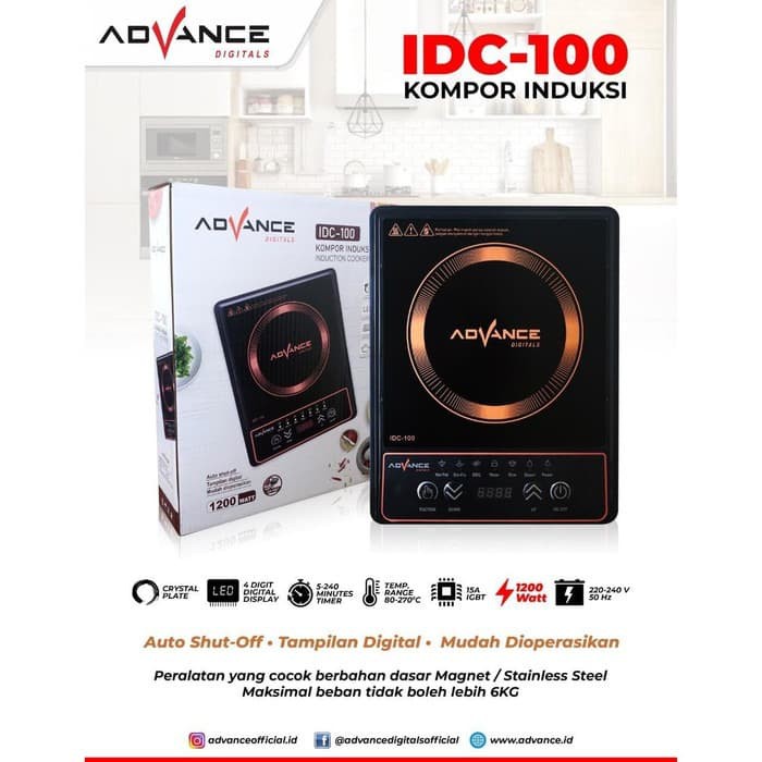 Advance Kompor Induksi / Kompor Listrik IDC - 100