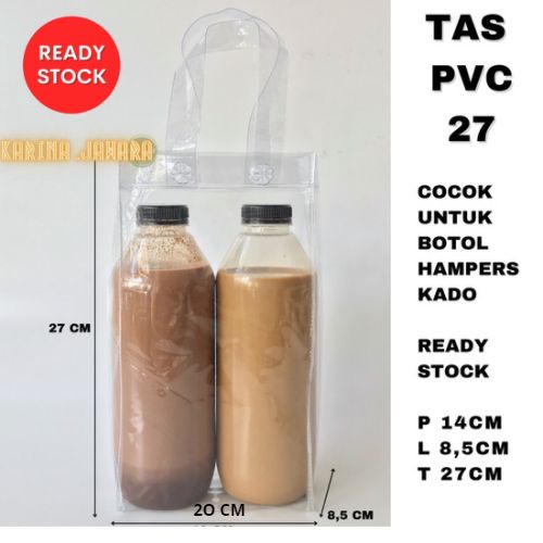 Tas hampers mika pvc botol ukuran 27 READY STOCK