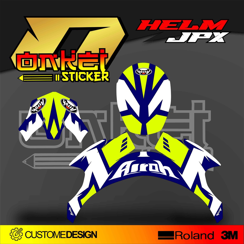 DECAL STICKER HELM JPX AIROH