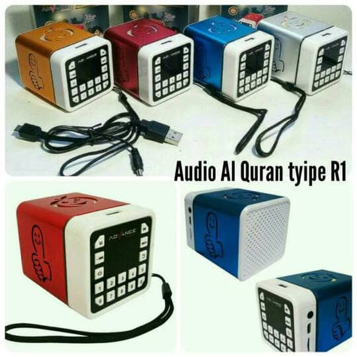 Mp3 Player - Media Player - Music Player Speaker Advance R1 Al Quran Audio Murottal Digital Hafalan