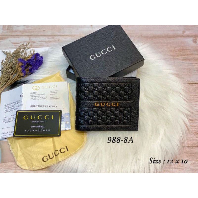 dompet pendek kulit pria super kode 988 panjang 298