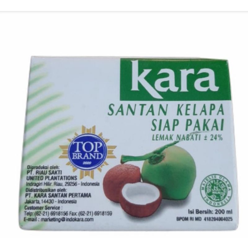 

Kara santan kelapa 200ml