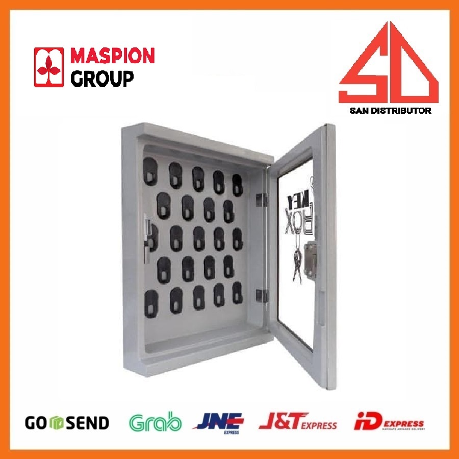 Maspion MC-12 Exclusive Key Box Tempat Kotak Gantungan Dengan Kunci Lemari Kunci wall cabinet