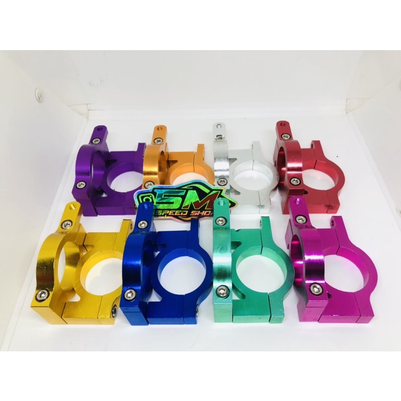 Kleman Spakbor K_TECH Made In Thailand CNC Clem Klem Breket Spakbor Bottom Wave Mio Beat sonic FU150