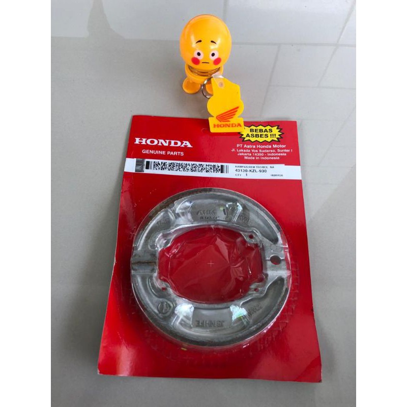 (COD)KAMPAS REM BELAKANG TROMOL HONDA VARIO125 ,110 BEAT ,MONOSHOCK NEW ORI