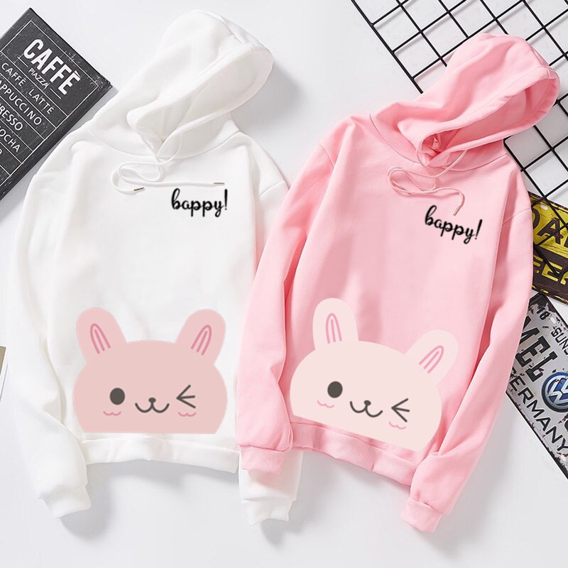 Bess - Sweater Hoodie Wanita / Sweater Hoodie Murah HAPPY CAT