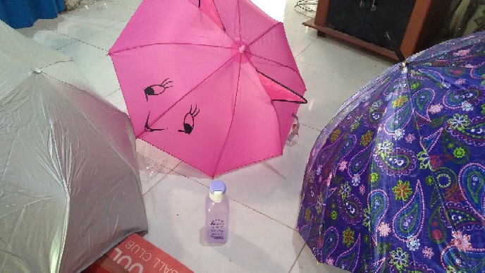 Payung Lipat 3 Silver Murah