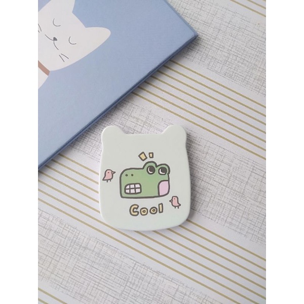 cermin lipat plastik ukuran kecil/cermin makeup-11