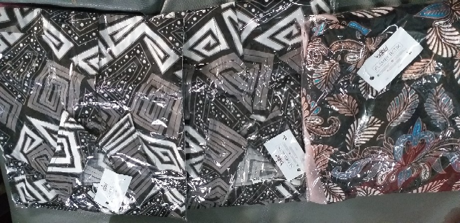 Bswart Batik Hrb026 Kenongo Hem Pendek Padi Pekalongan M L Xl Batik Pria Murah Modern Grosir