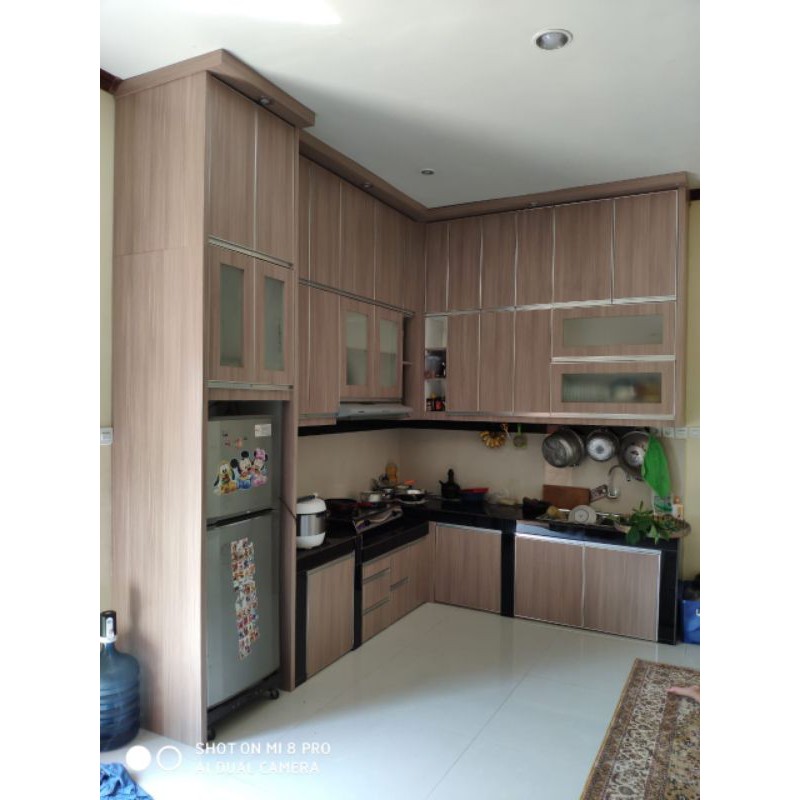 Kitchen set custom kitchen set minimalis kitchen set hpl kayu