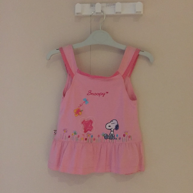 New  Last stock Snoopy baby dress pink