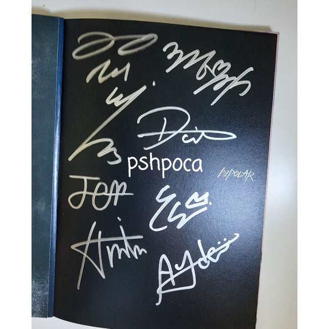 SIGNED album epex mwave abyss bipolar pt.1(masih fullset)